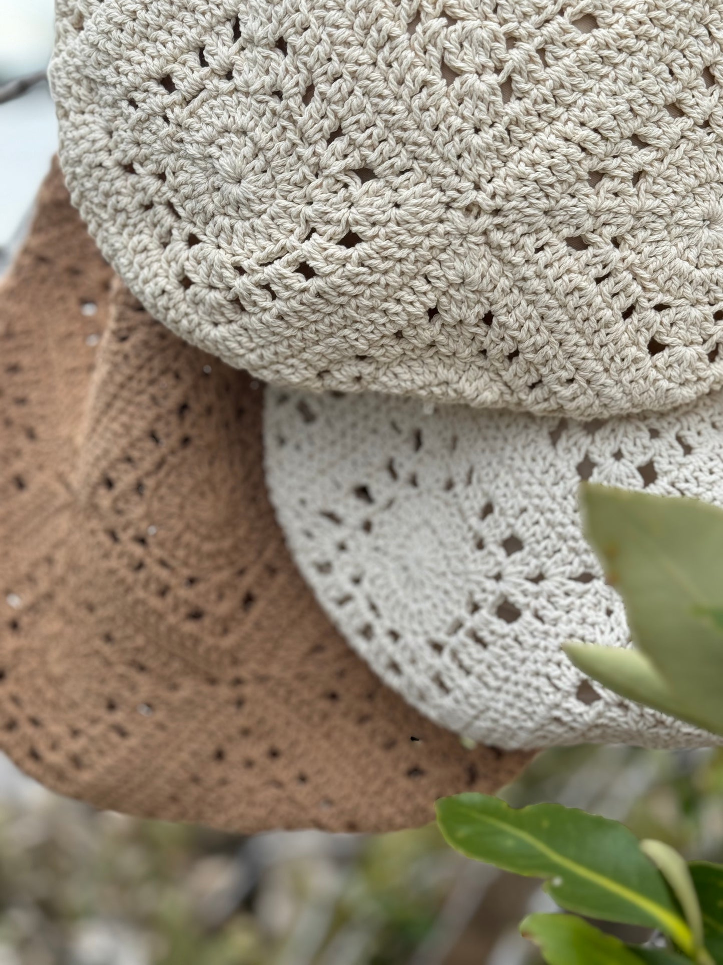 Woven Lace Shoulder Bag