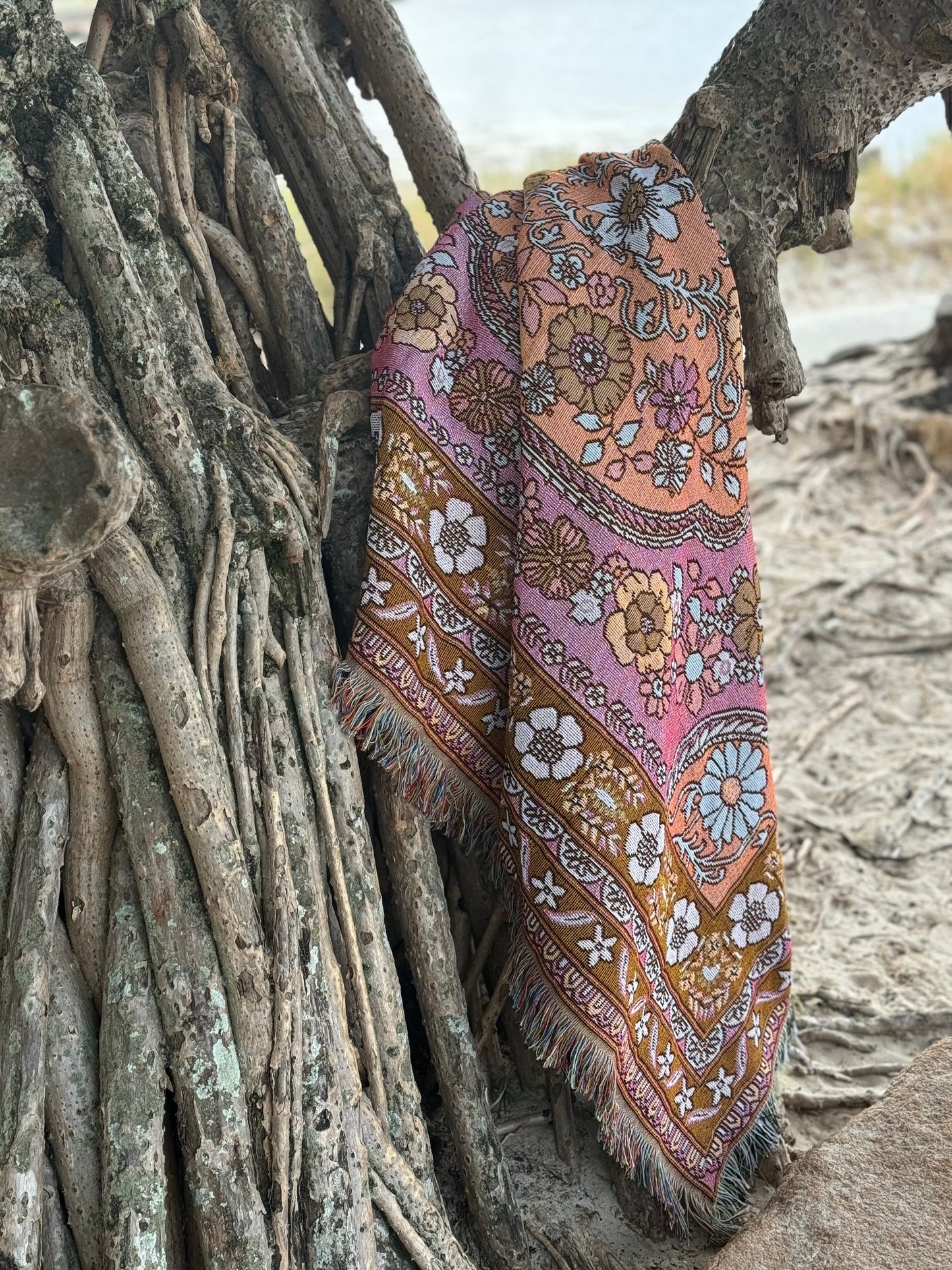 Boho Beach Rug - Daisy chain Days